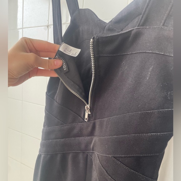 H&M Chrome Black Bandage Dress - Picture 5 of 6